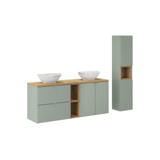 Comad SET-LRG B OAK 140CM UN PATI WH HC LR Nábytková sestava 140 cm