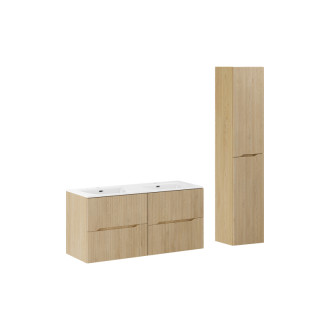 Comad SET-NC 120CM UM SKY HC Koupelnová sestava 120 cm s umyvadlem a vysokou skříňkou