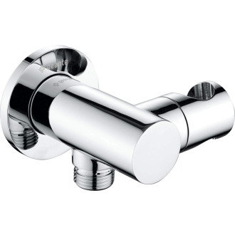 Deante Cascada Kulaté úhlové připojení s držákem, chrom NAC_057K