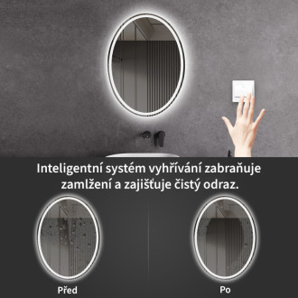 CERANO Koupelnové LED zrcadlo Cielo - 50x70 cm CER-476702