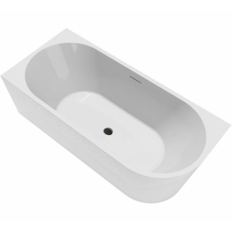 CERANO Volně stojící akrylátová vana Bianco, levá bílá matná 170x80 CER-477806