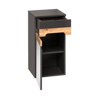 Comad GALAXY GRAFIT 810 FSC Dolná skrinka 35 cm 1 dvierka 1 zásuvka