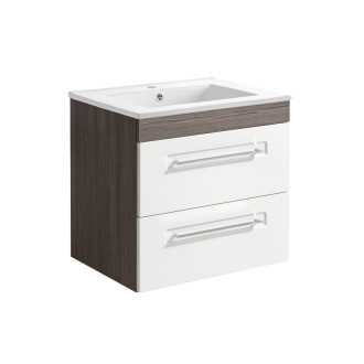 Comad COSMO 2 - 820 WHITE/AVOLA Skrinka pod umývadlo 60 cm 2 zásuvky