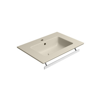 PURA keramické umývadlo Slim 62x46cm, creta mat