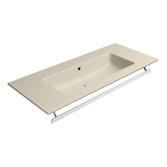 PURA keramické umývadlo Slim 102x46cm, bez otvoru, creta mat