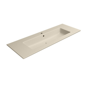 PURA keramické umývadlo Slim 122x46cm, creta mat