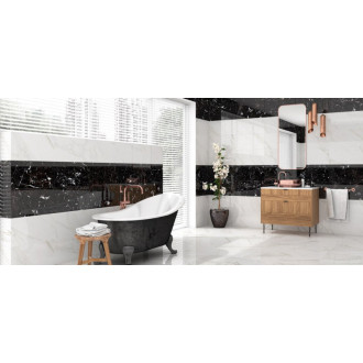 CARRARA obklad Negro Brillo 20x60 (1,44 m2) CAR004