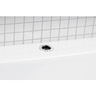 Sprchová průchodka na okraj vany včetně hadice  F1/2"-M3/8", kulatá, chrom 1205-04