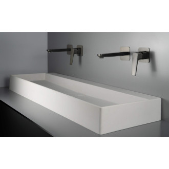 Deante Blur umývadlo 1200x400 mm, alabaster, s rozetou CQB_AU2S