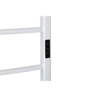CERANO - Elektrický sušiak uterákov Luca, s displejom - 187 W - biela lesklá - 1160x550 mm