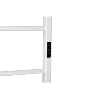 CERANO - Elektrický sušiak uterákov Luca, s displejom - 128 W - biela lesklá - 860x550 mm