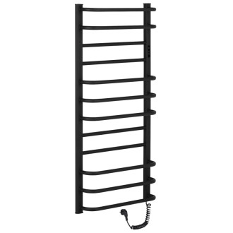 CERANO - Elektrický sušiak uterákov Ricardo, s displejom - 229 W - čierna matná - 1160x550 mm