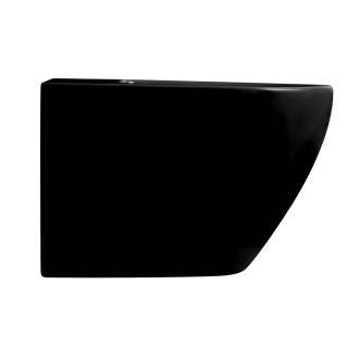 CERANO - Keramický závesný bidet Fizo - čierna lesklá - 36x37x49 cm