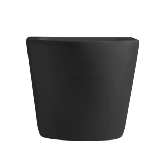 CERANO - Keramický závesný bidet Fizo - čierna matná - 36x37x49 cm