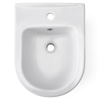 CERANO - Keramický závesný bidet Puerto - biela lesklá - 35x50 cm
