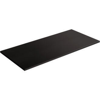 CERANO - Doska pod umývadlo Navira Slim - čierna matná - 101x46,5x1,8 cm