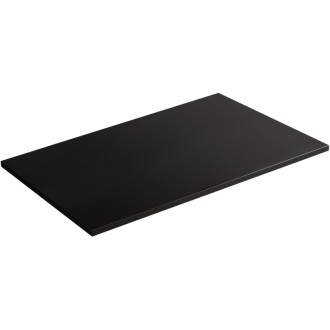 CERANO - Doska pod umývadlo Navira Slim - čierna matná - 81x46,5x1,8 cm