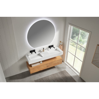 CERANO - Kúpeľňové LED zrkadlo Rondo - Ø 120 cm