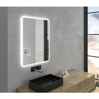 CERANO - Kúpeľňové LED zrkadlo Silvano - 60x80 cm