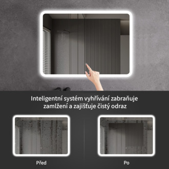 CERANO - Kúpeľňové LED zrkadlo Speculare - 140x70 cm