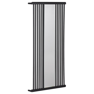 CERANO - Kúpeľňový radiátor Maximus - bočné pripojenie - 735W - čierna matná - 1510x740 mm
