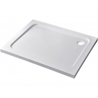 CERANO Sprchová vanička obdĺžniková Soto biela lesklá 90x80 cm CER-425551