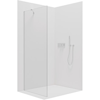 CERANO - Sprchová zástena pre dvere Antelo L/P - 6 mm - chróm, transparentné sklo - 90x190 cm - jednodielna pevná