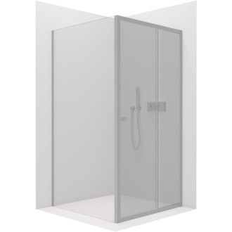 CERANO - Sprchová zástena pre dvere Varone L/P - 6 mm - chróm, transparentné sklo - 90x195 cm - jednodielna pevná