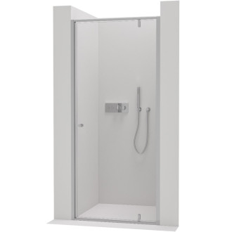CERANO - Sprchové pivotové dvere Ferri L/P - 6 mm - chróm, transparentné sklo - 90x195 cm
