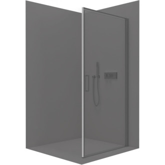 CERANO - Stenový profil pre inštaláciu do niky pre dvere a zásteny Porte L/P - chróm - 190 cm
