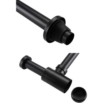 CERANO - Sifón umývadlový - 5/4" - DN32 mm - čierna matná
