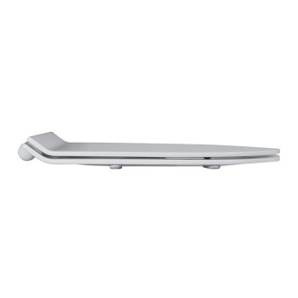 CERANO - WC sedátko so spomaľovacím mechanizmom Sedile - slim/UF - biela lesklá - 36,4x4,9x42,7 cm