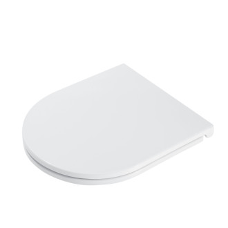 CERANO - WC sedátko so spomaľovacím mechanizmom Seggio - slim/UF - biela lesklá - 36x4,2x43 cm