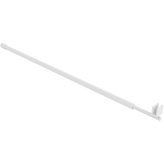 CERANO - Sprchová vzpera Onyx - guľatá - teleskopická - biela - 77-140 cm