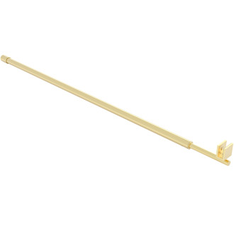 CERANO - Sprchová vzpera Onyx - guľatá - teleskopická - zlatá - 77-140 cm