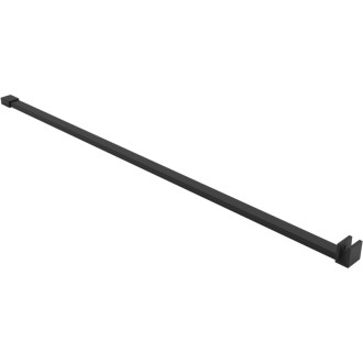 CERANO - Sprchová vzpera Onyx - hranatá - čierna matná - 150 cm
