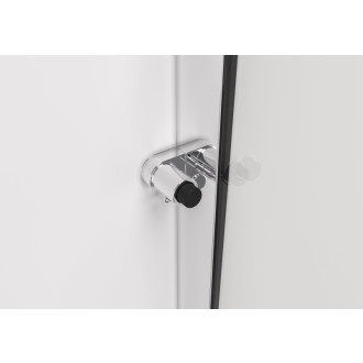CERANO - Sprchová zástena Walk-in Medin Ľ/P - 8 mm - chróm, transparentné sklo - 130x195 cm - dvojdielna posuvná
