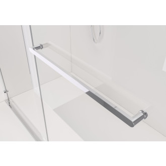CERANO - Sprchová zástena Walk-in Medin Ľ/P - 8 mm - chróm, transparentné sklo - 160x195 cm - dvojdielna posuvná
