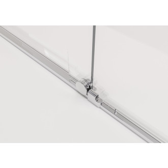 CERANO - Sprchová zástena Walk-in Medin Ľ/P - 8 mm - chróm, transparentné sklo - 160x195 cm - dvojdielna posuvná