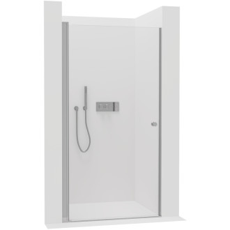 CERANO - Sprchové krídlové dvere Antelo L/P - 6 mm - chróm, transparentné sklo - 65x190 cm