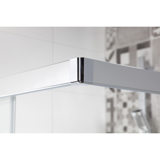 ANIMA TEX 800/1900 sprchovací kút štvorec, sklo stripe, chróm SIKOTEXQ80CRS