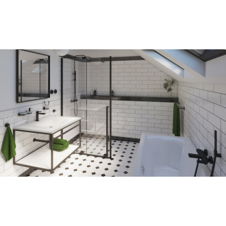 Sprchová zástena walk-in Walk-In / Dvere 110x200 cm Siko Walk-in Xmotion SIKOWIXM110