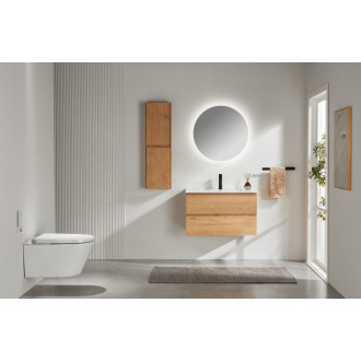 CERANO - Kúpeľňové LED zrkadlo Aureo - Ø 60 cm