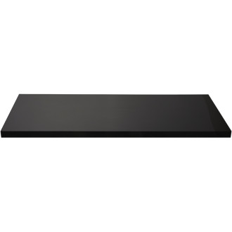 CERANO - Doska pod umývadlo Navira Pro - čierna matná - 101x46,5x3,6 cm