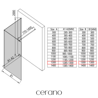 CERANO - Sprchová zástena Walk-in Onyx Corner Round Ľ/P - 8 mm - okrúhla vzpera - chróm, mliečne sklo - 130x130 cm
