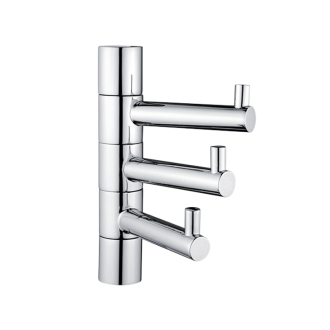 Nimco Bormo BR 11099-3-26 Trojitý otočný háčik chróm