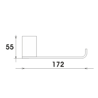 Nimco Kibo Ki 14055g-26 Držiak na toaletný papier chróm