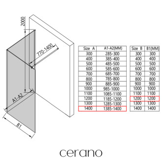 CERANO - Sprchová zástena Walk-in Onyx Corner Round Ľ/P - 8 mm - okrúhla vzpera - chróm, mliečne sklo - 140x120x200 cm