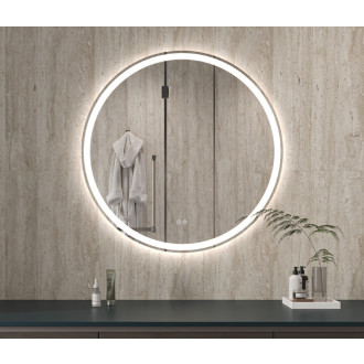 CERANO - Kúpeľňové LED zrkadlo Eterno - Ø 70 cm