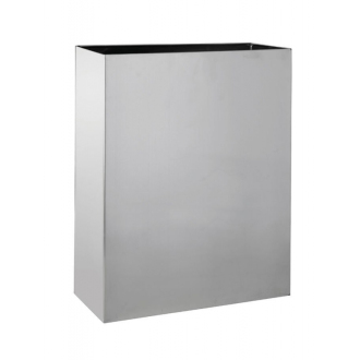 BEMETA Hranatý odpadkový kôš 25l, brus 125115045